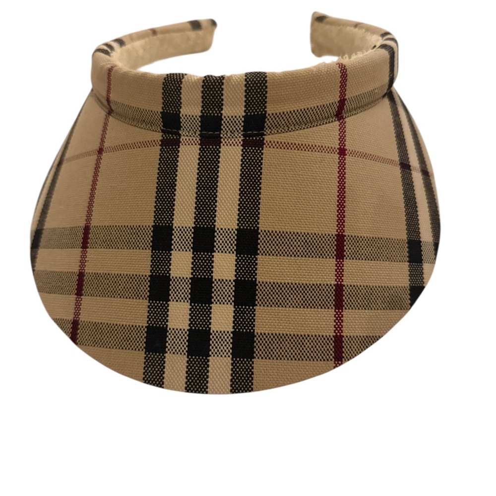 Burberry Beige Plaid Visor - Picture 3 of 13